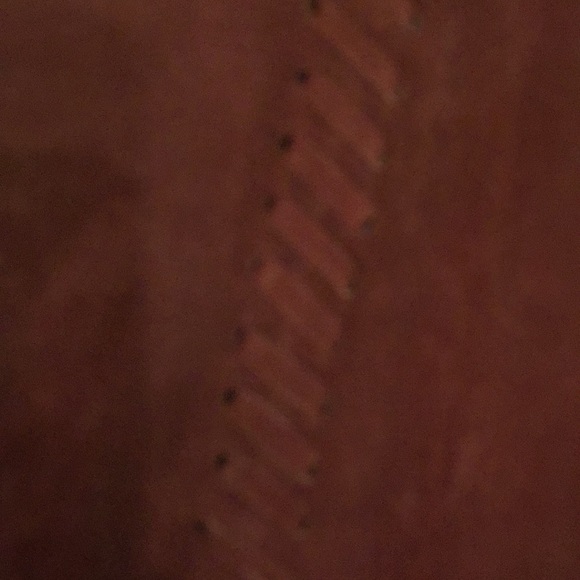 Hal Rubenstein Burgundy Suede Jacket - Picture 4 of 7